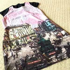 Ted baker Piccadilly London scene dress Ted 2 US 6